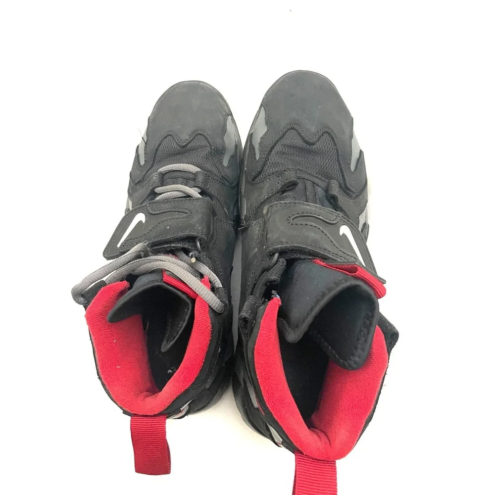 Nike Air DT Max 96 Deion Sanders Size 8 Black Red ATL Falcons HQ3620-010 (READ)